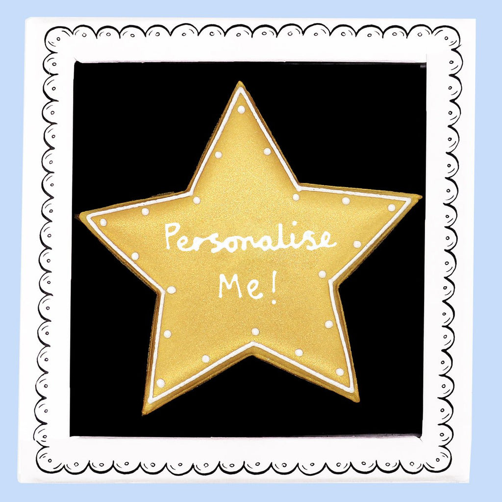Personalised Star Letterbox Biscuit - Biscuiteers