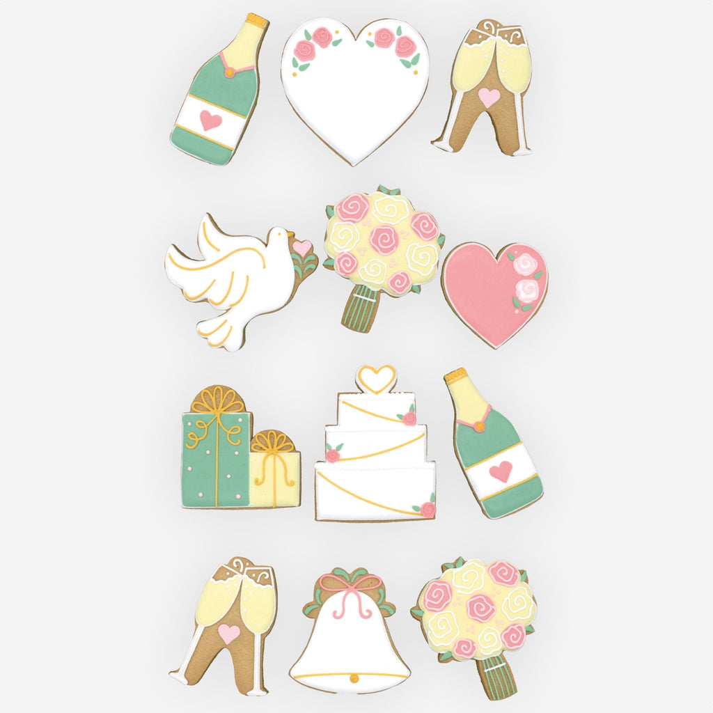 Personalised Wedding Bells Luxe Biscuit Tin - Biscuiteers