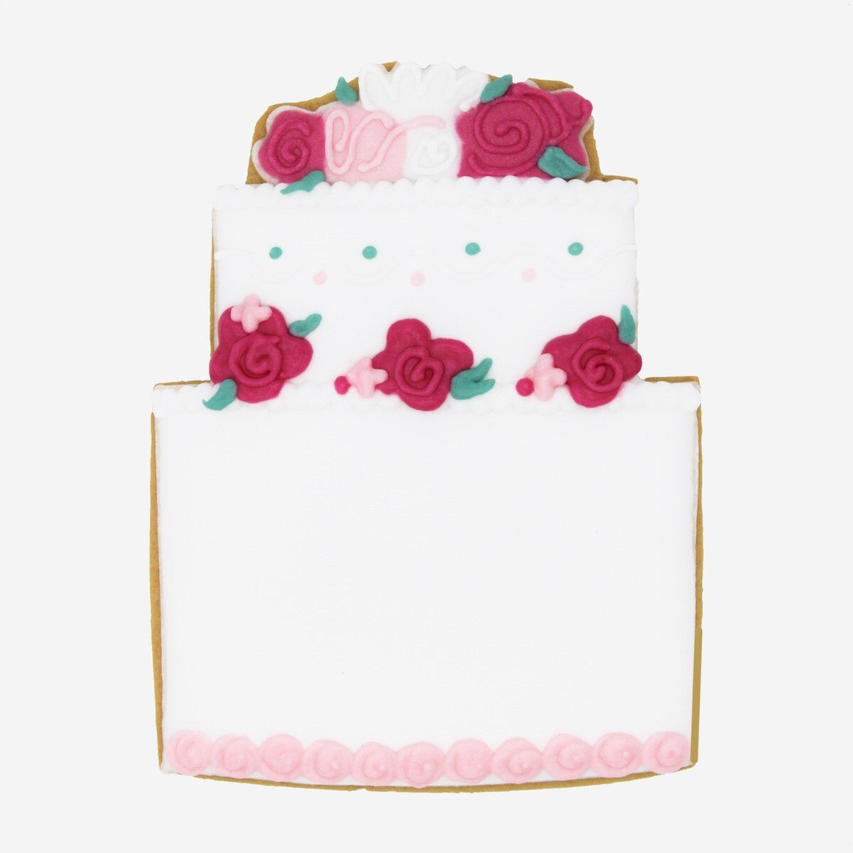 Personalised Wedding Cake Letterbox Biscuit - Biscuiteers