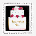 Personalised Wedding Cake Letterbox Biscuit - Biscuiteers
