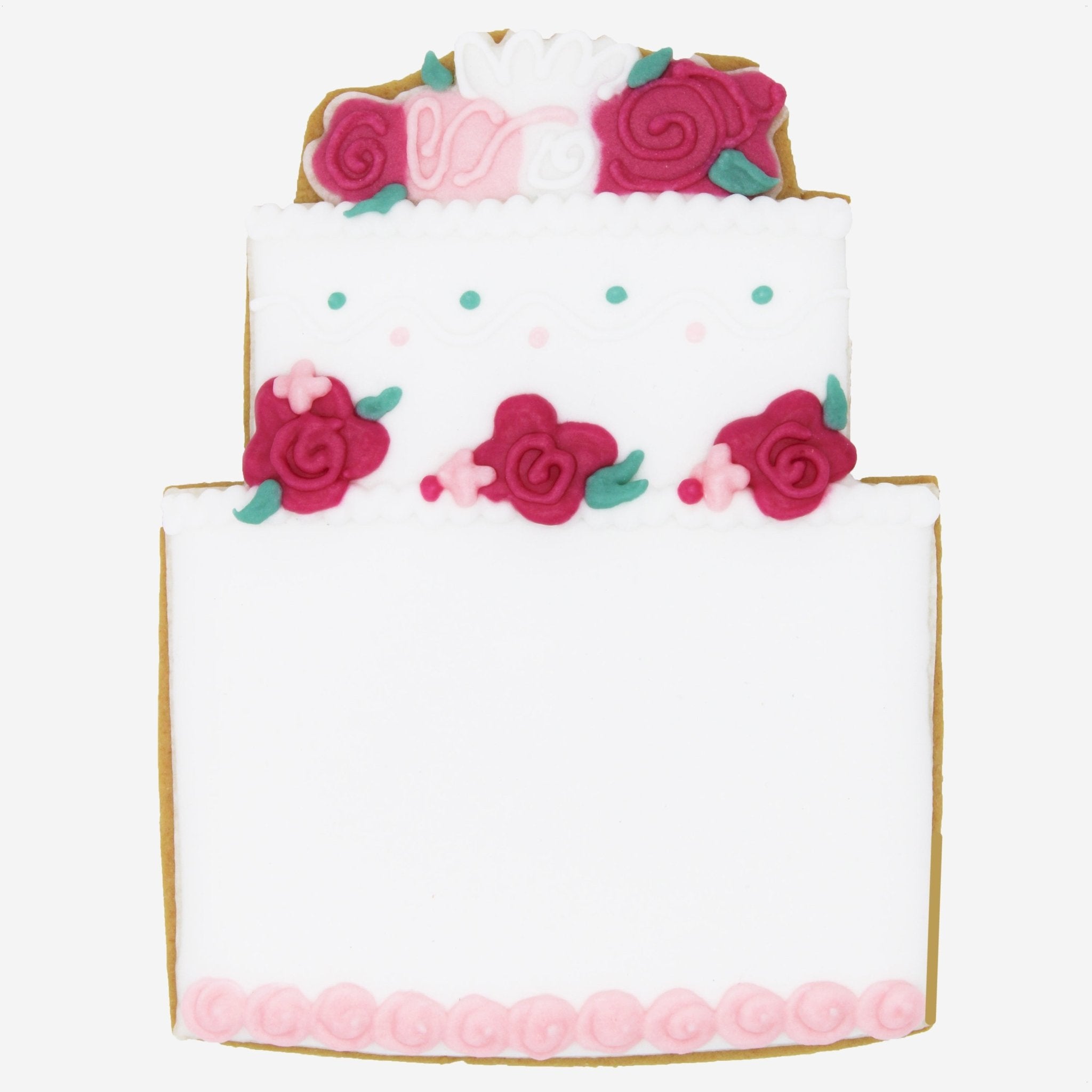 Personalised Wedding Cake Letterbox Biscuit - Biscuiteers