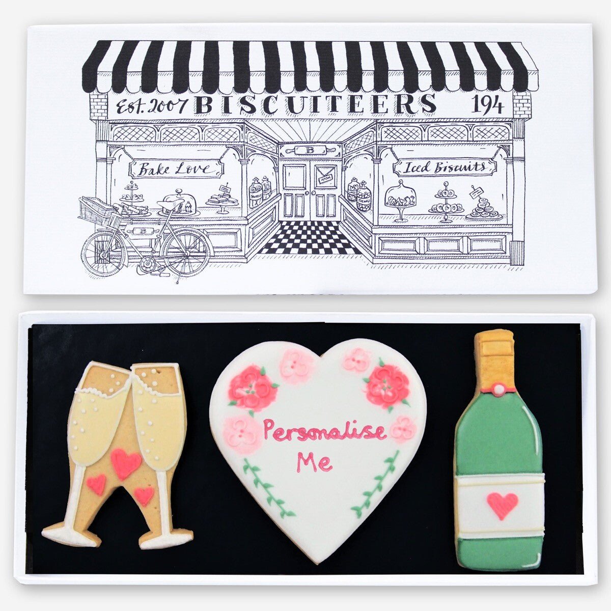 Personalised Wedding Mini Gift Box - Biscuiteers