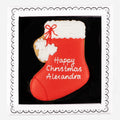 Personalised Without Wheat Christmas Stocking Letterbox Biscuit - Biscuiteers
