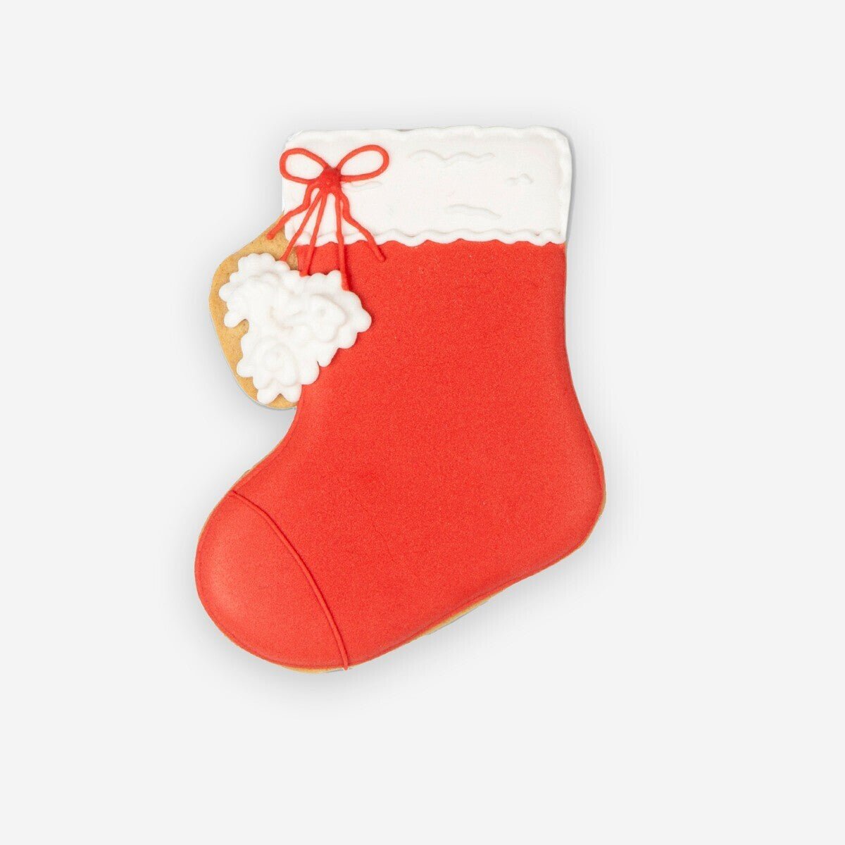 Personalised Without Wheat Christmas Stocking Letterbox Biscuit - Biscuiteers