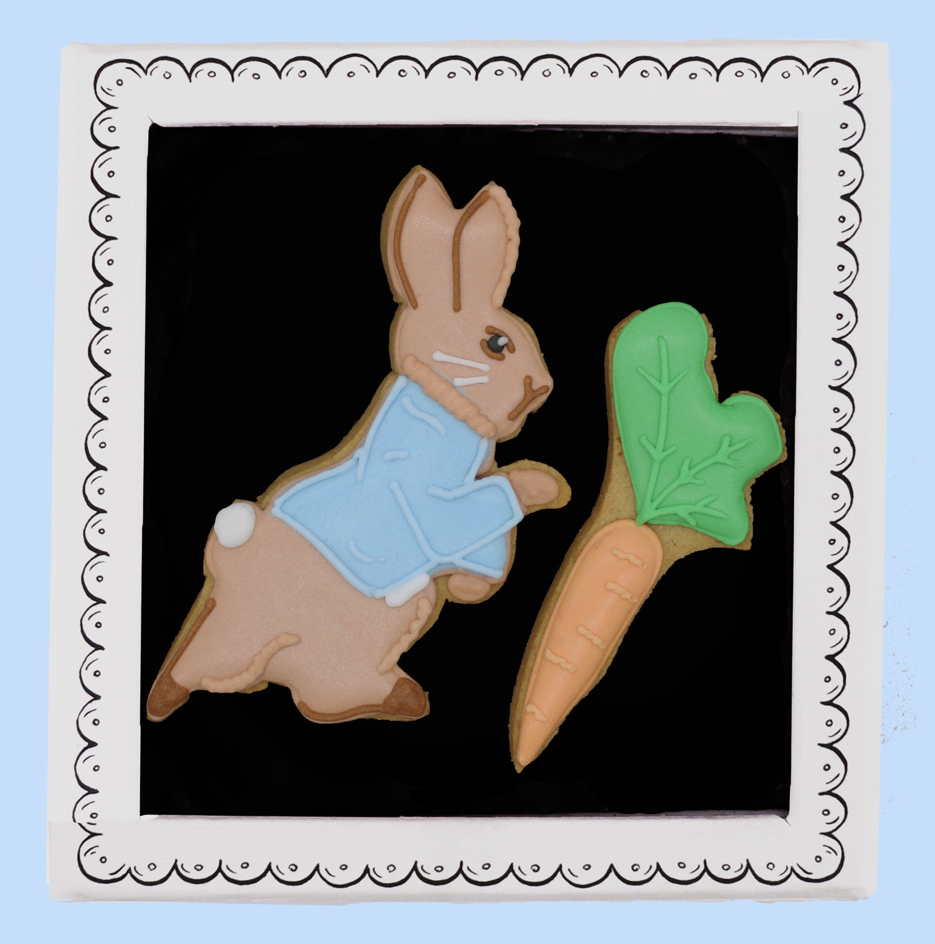 Peter Rabbit Letterbox Biscuits - Biscuiteers