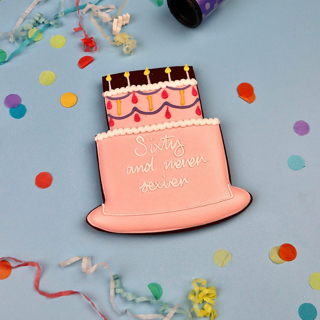 Pink Happy Birthday To You Letterbox - Biscuiteers