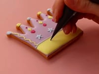 Personalised Royally Good Birthday Letterbox Biscuit