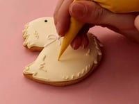 Personalised New Baby Duck Letterbox Biscuit