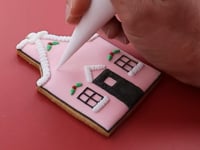Personalised Christmas Village Letterbox Biscuits