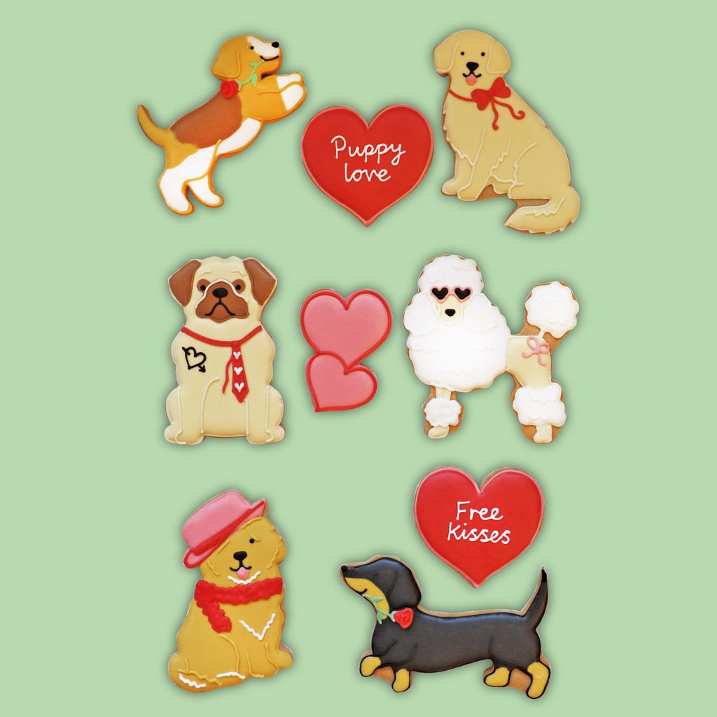 Puppy Love Biscuit Tin - Biscuiteers