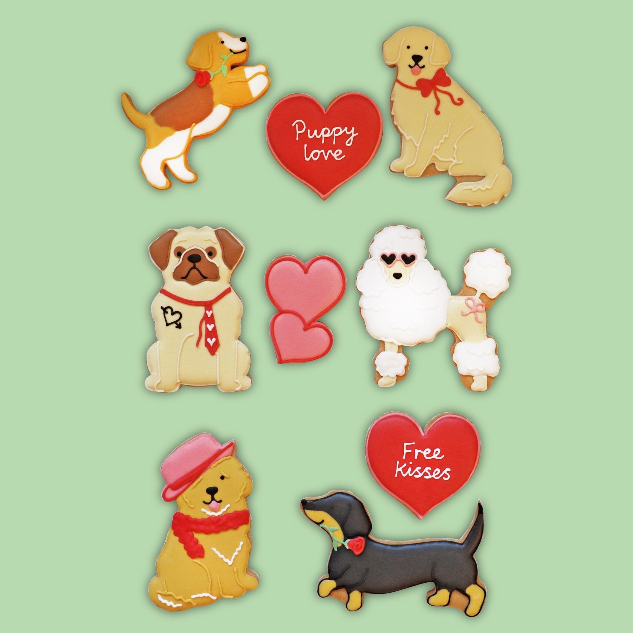 Puppy Love Biscuit Tin - Biscuiteers