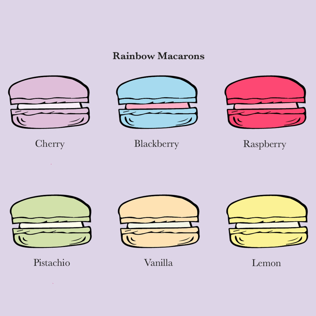 Rainbow Macarons Mini Gift Box - Biscuiteers
