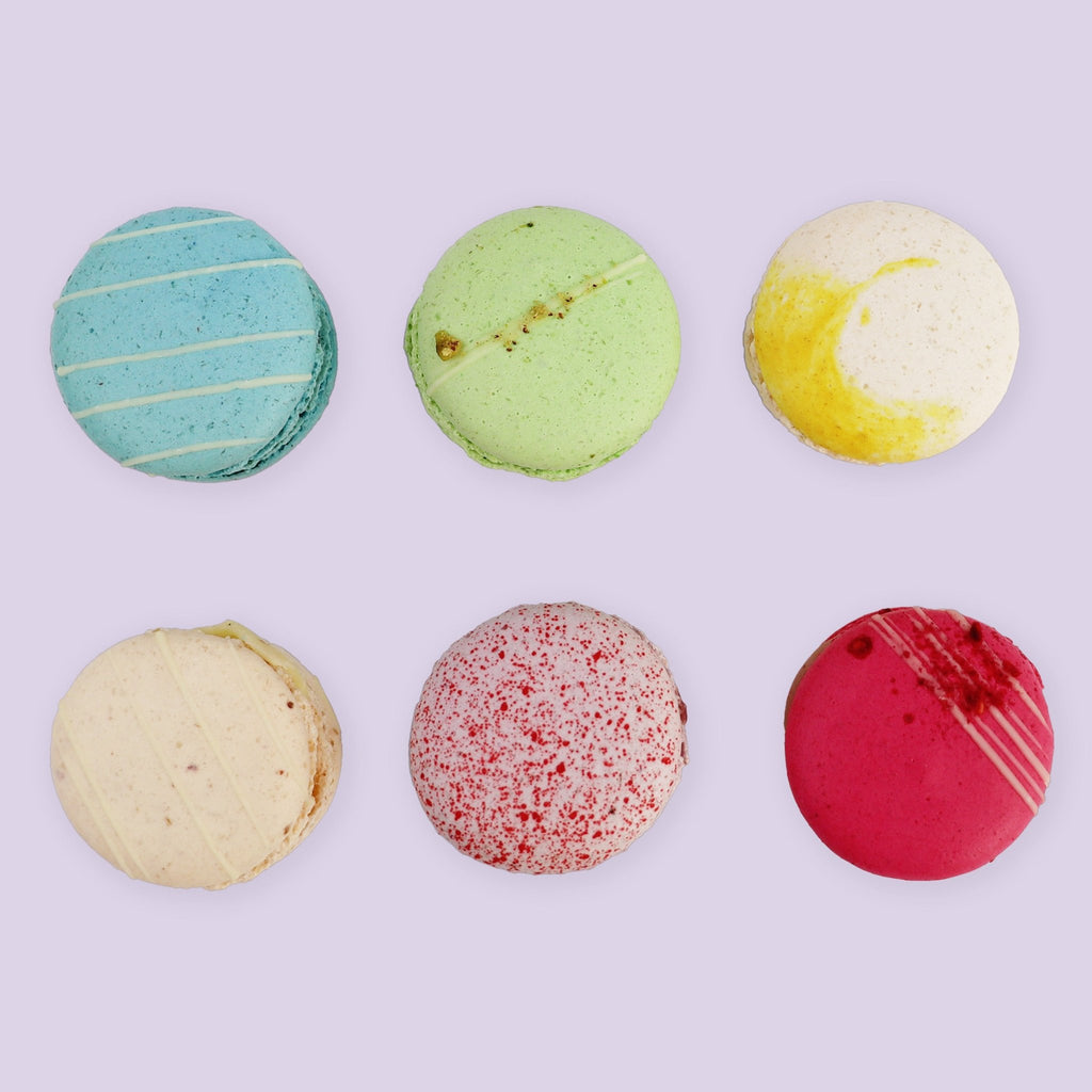 Rainbow Macarons Mini Gift Box - Biscuiteers