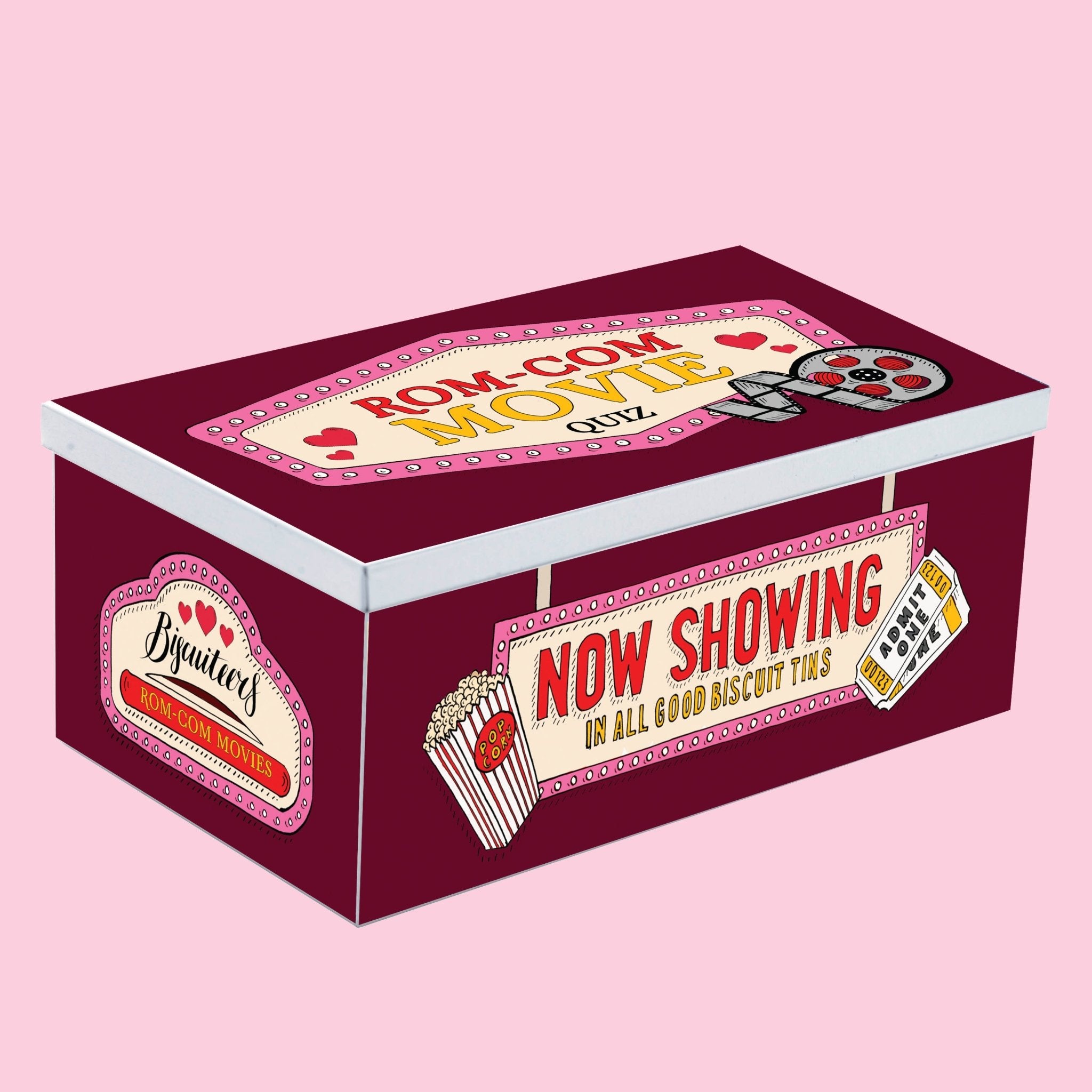 Rom Com Biscuit Tin - Biscuiteers