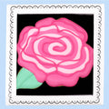 Rose June Birth Flower Letterbox Biscuit - Biscuiteers