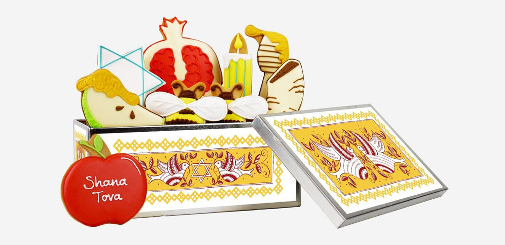 Rosh Hashanah Biscuit Tin - Biscuiteers