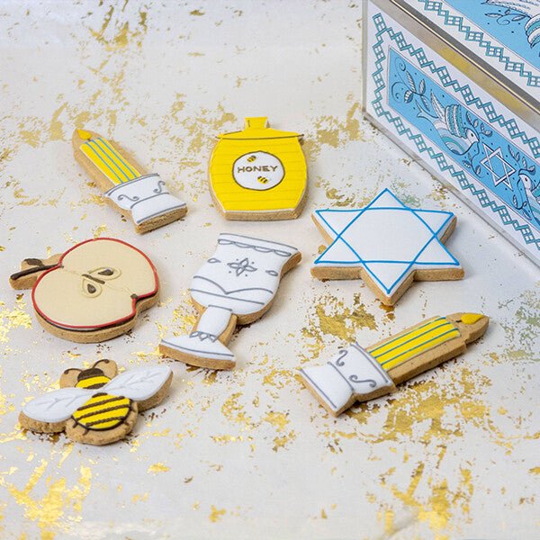 Rosh Hashanah Biscuit Tin - Biscuiteers