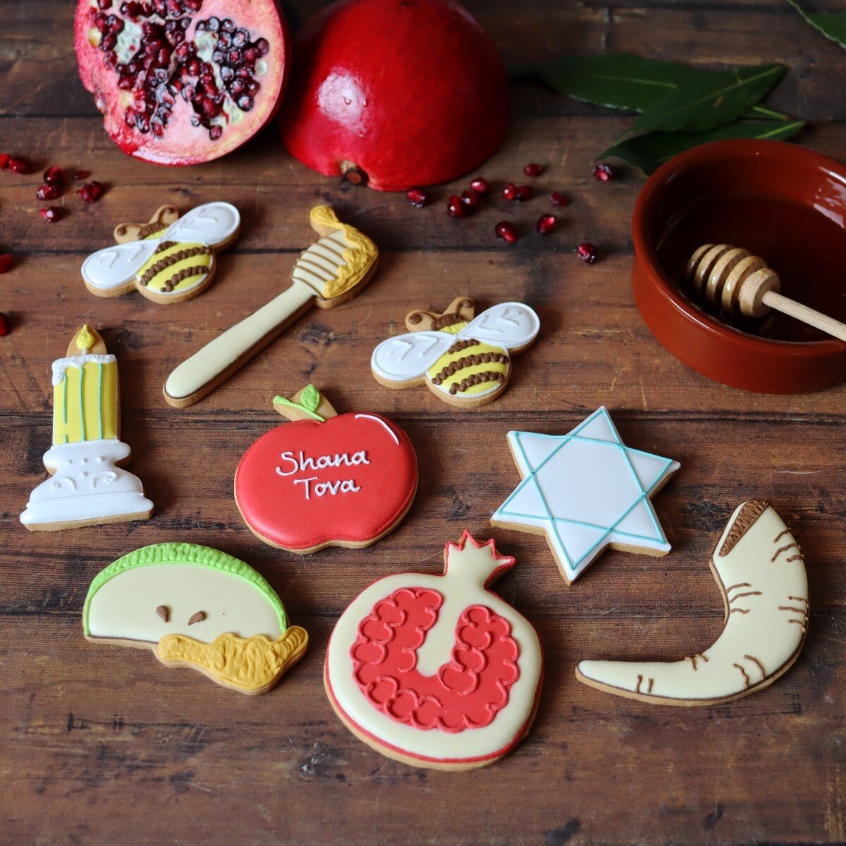 Rosh Hashanah Biscuit Tin - Biscuiteers