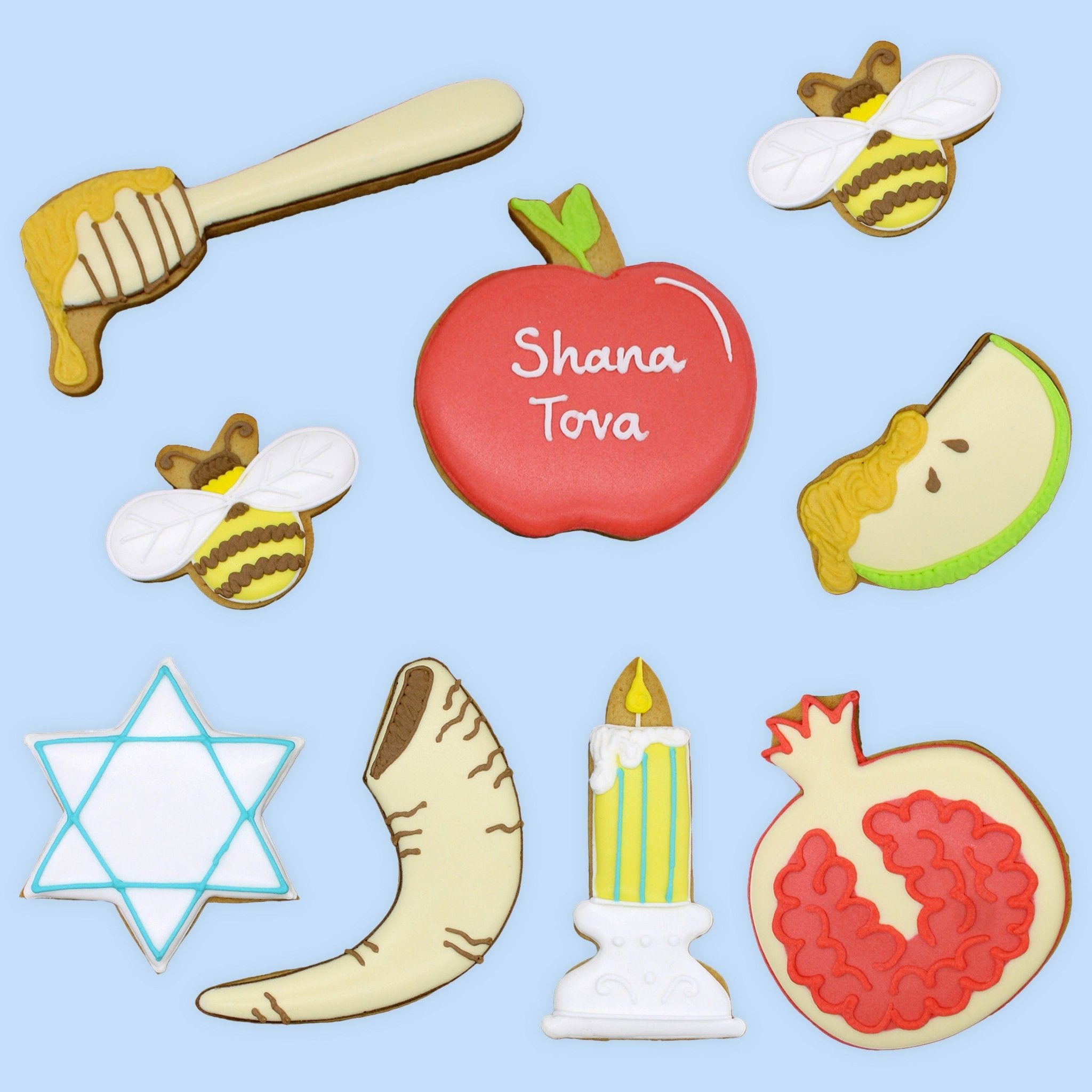 Rosh Hashanah Biscuit Tin - Biscuiteers