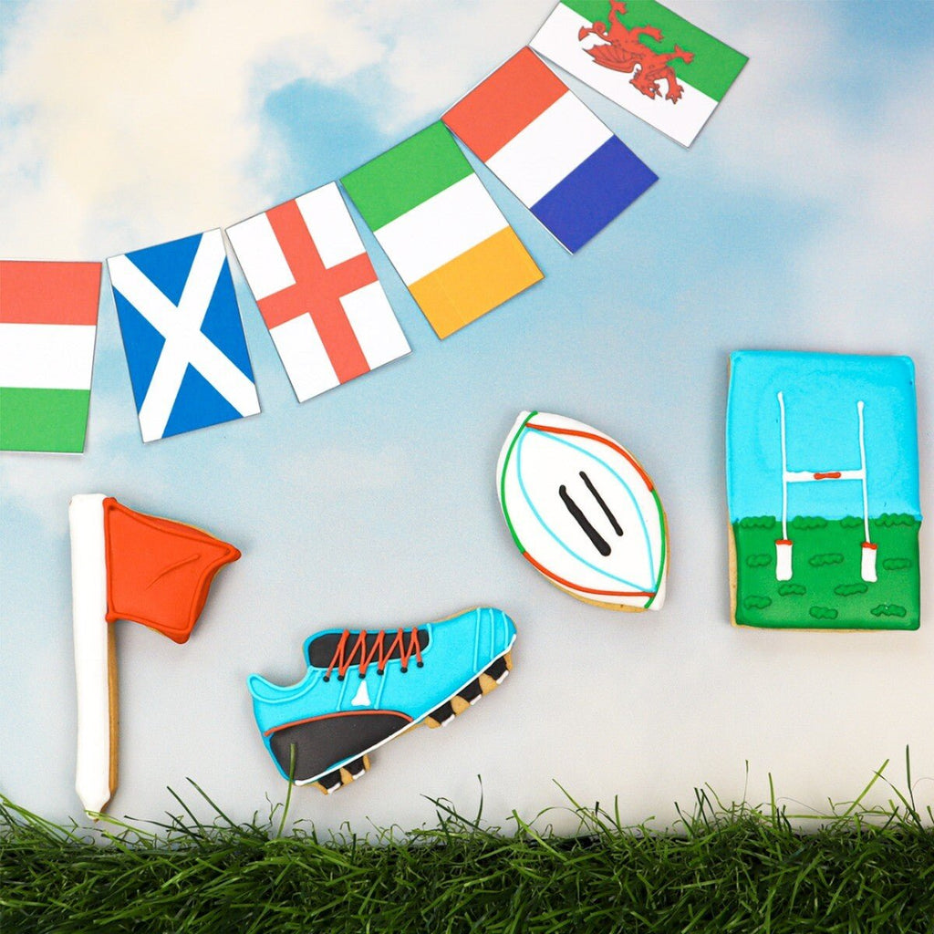 Rugby Letterbox Biscuits - Biscuiteers