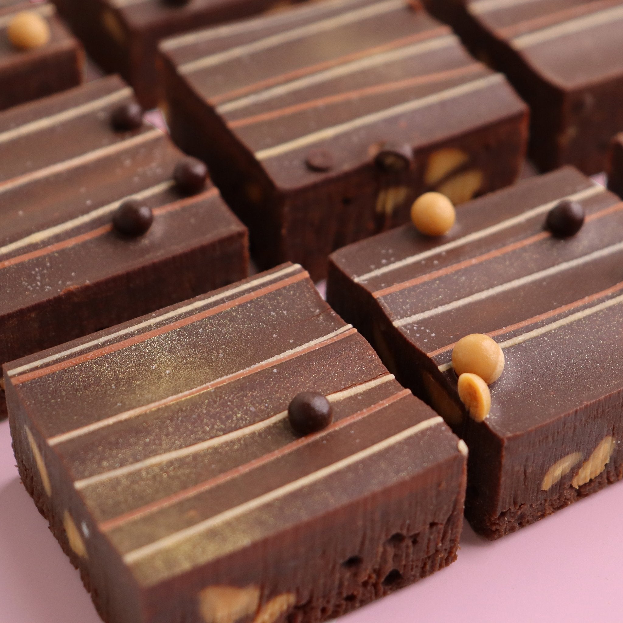 Salted Caramel Brownies - Biscuiteers