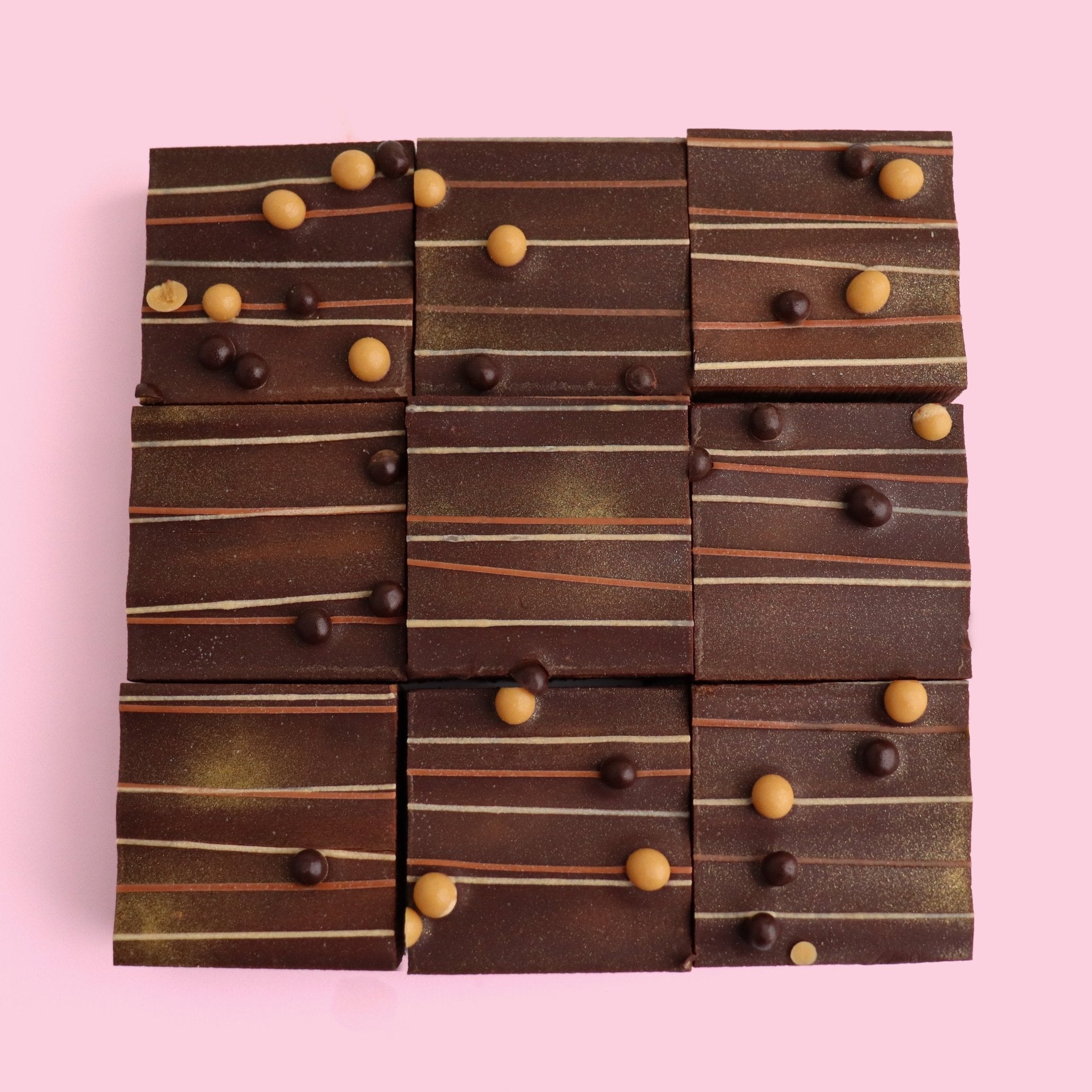 Salted Caramel Brownies - Biscuiteers