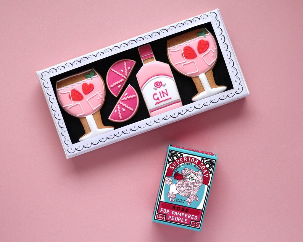 Sip & Soap Gift Box - Biscuiteers