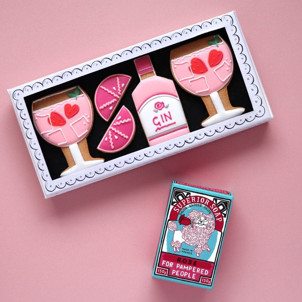 Sip & Soap Gift Box - Biscuiteers