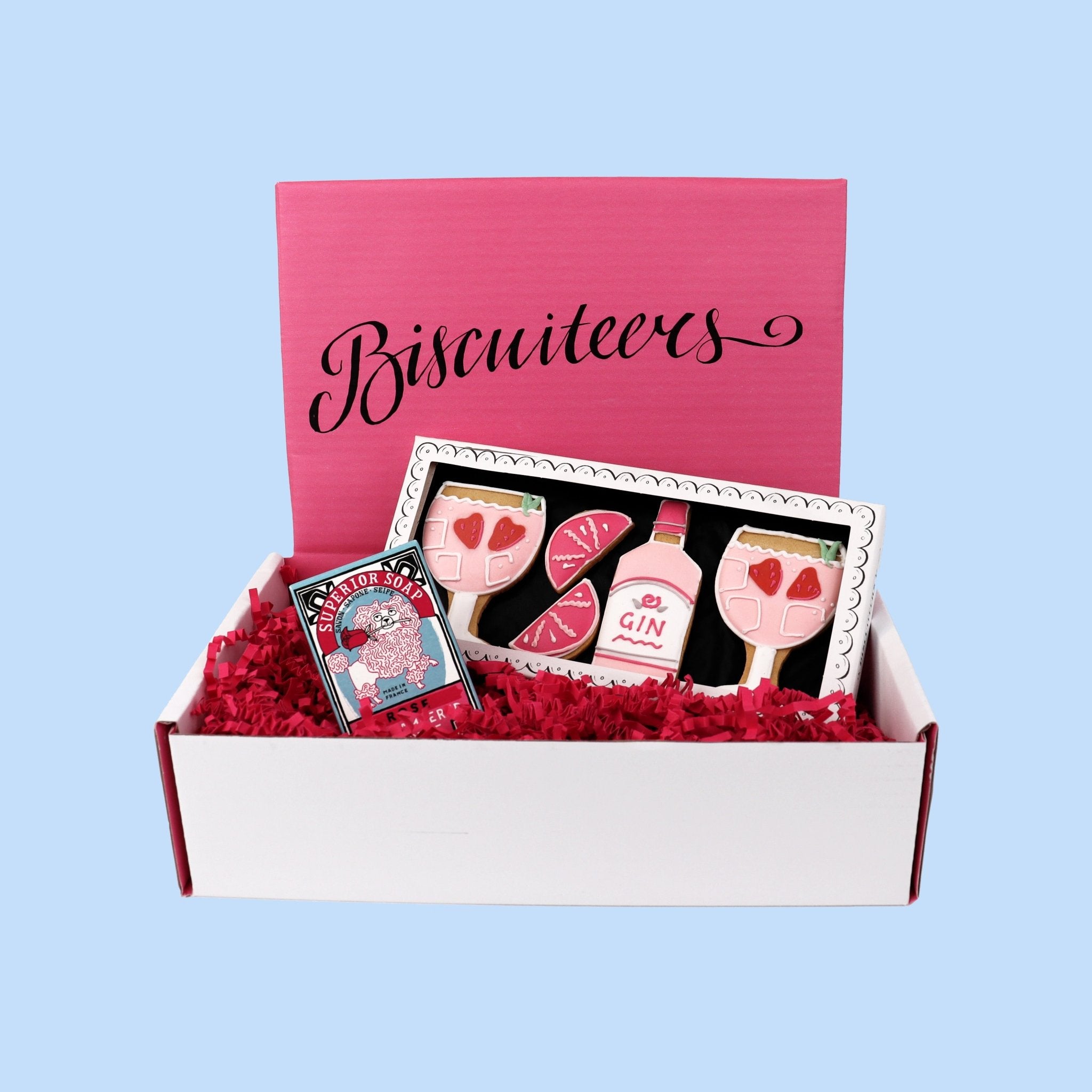 Sip & Soap Gift Box - Biscuiteers