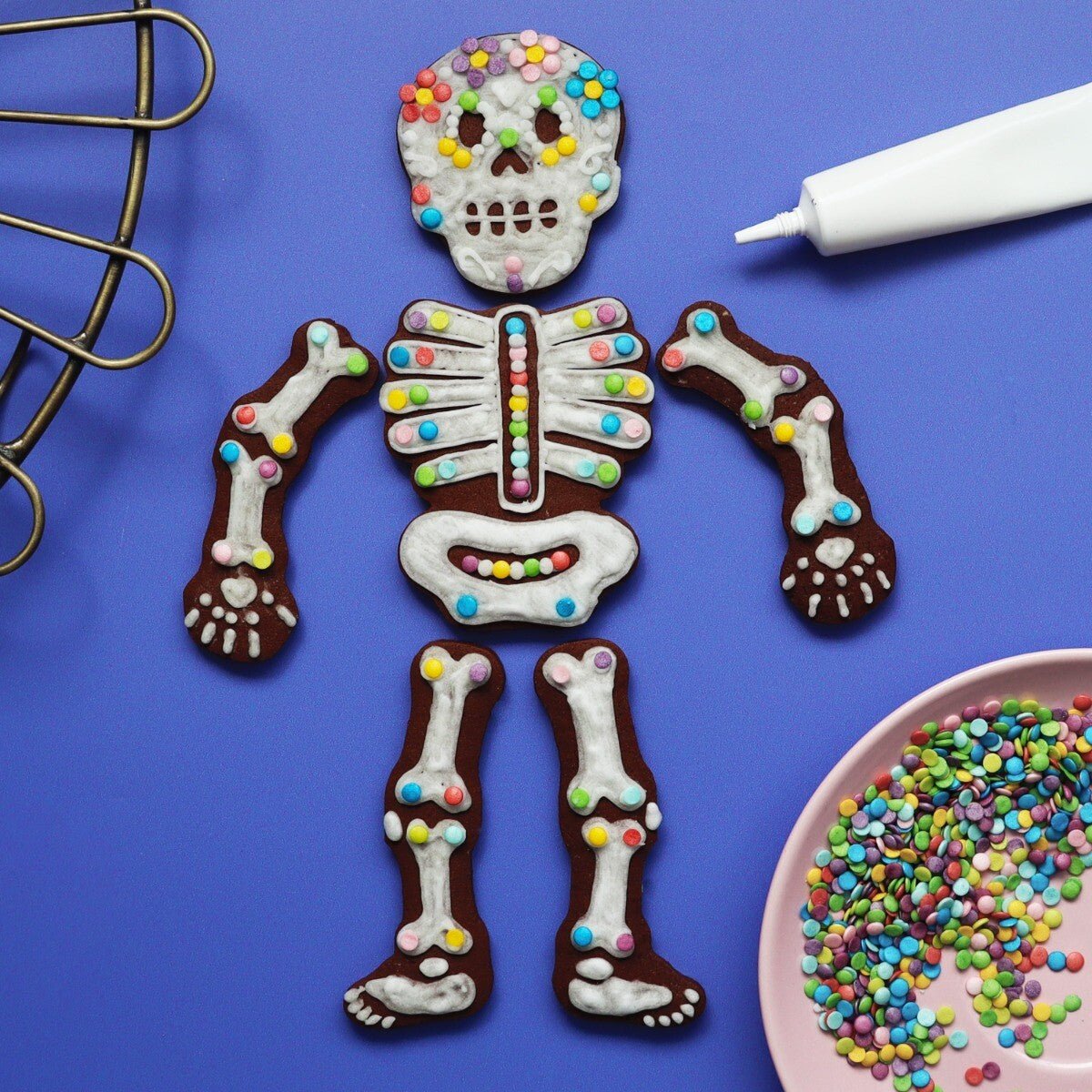 Skeleton Diy Letterbox Kit - Biscuiteers