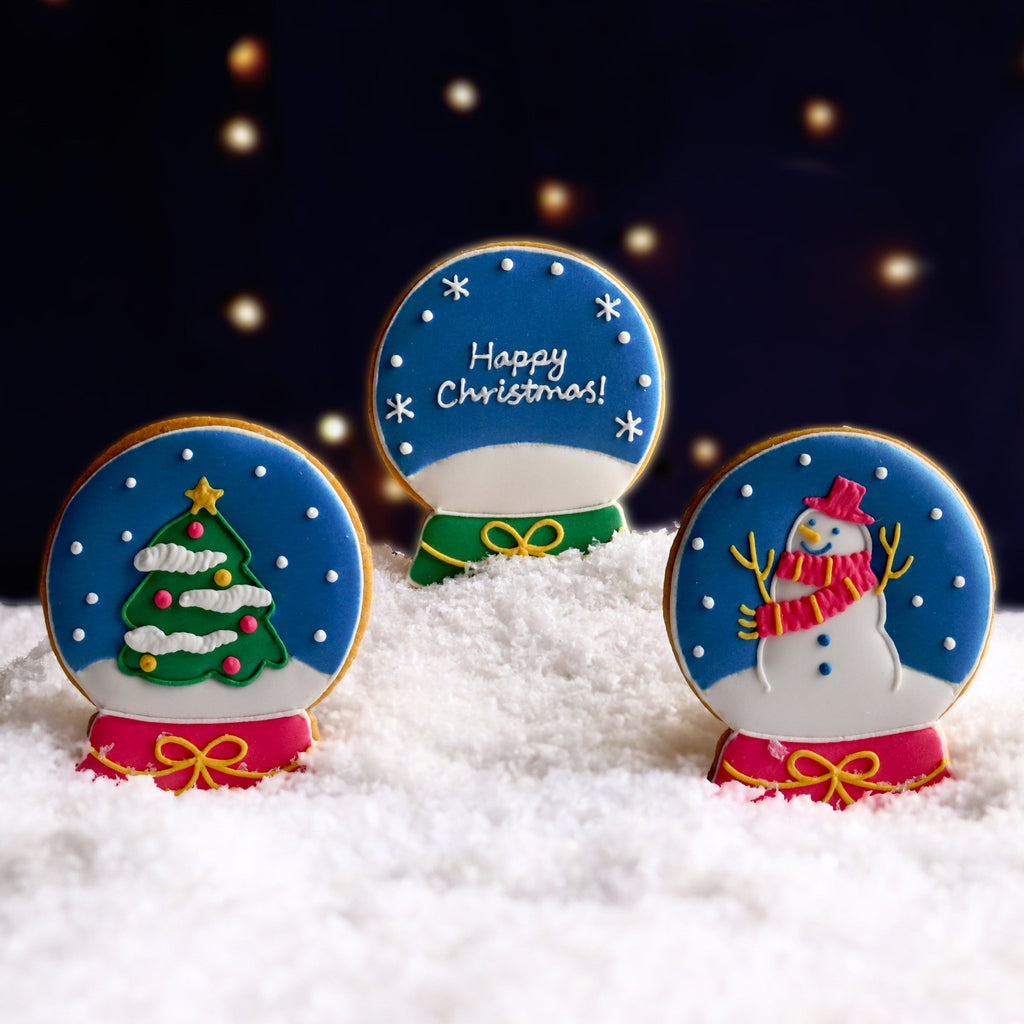 Snow Globe Letterbox Biscuits - Biscuiteers