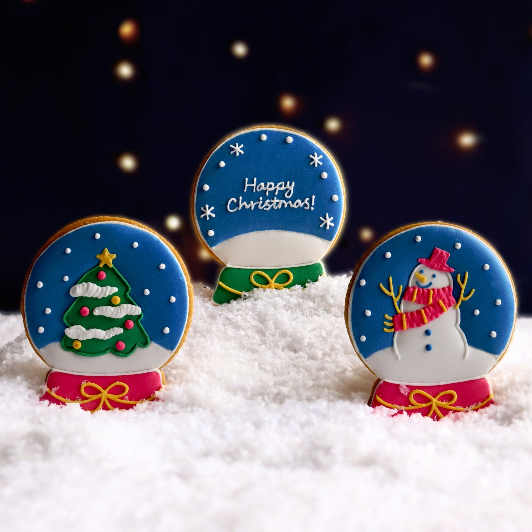 Snow Globe Letterbox Biscuits - Biscuiteers