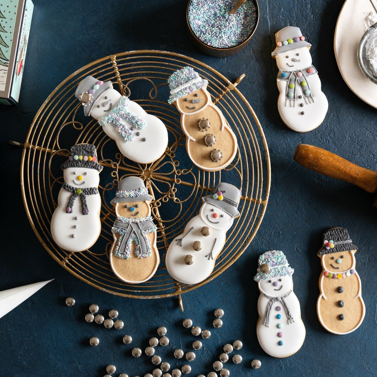 Snowman Diy Kit - Biscuiteers