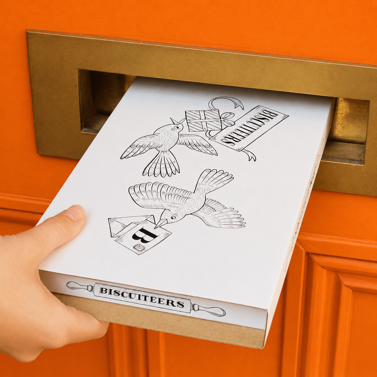 Spooky Sausage Letterbox Biscuit - Biscuiteers