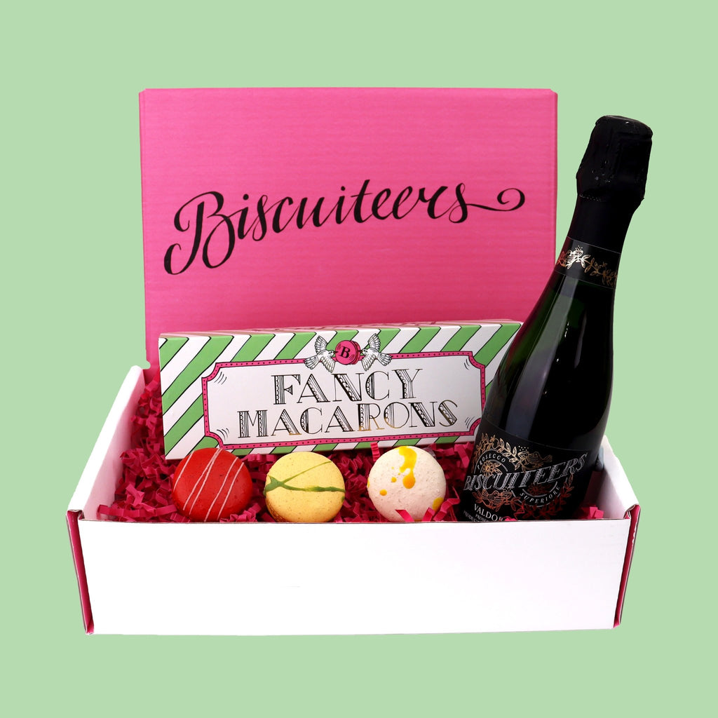 Spring Macarons Mini Gift Box - Biscuiteers