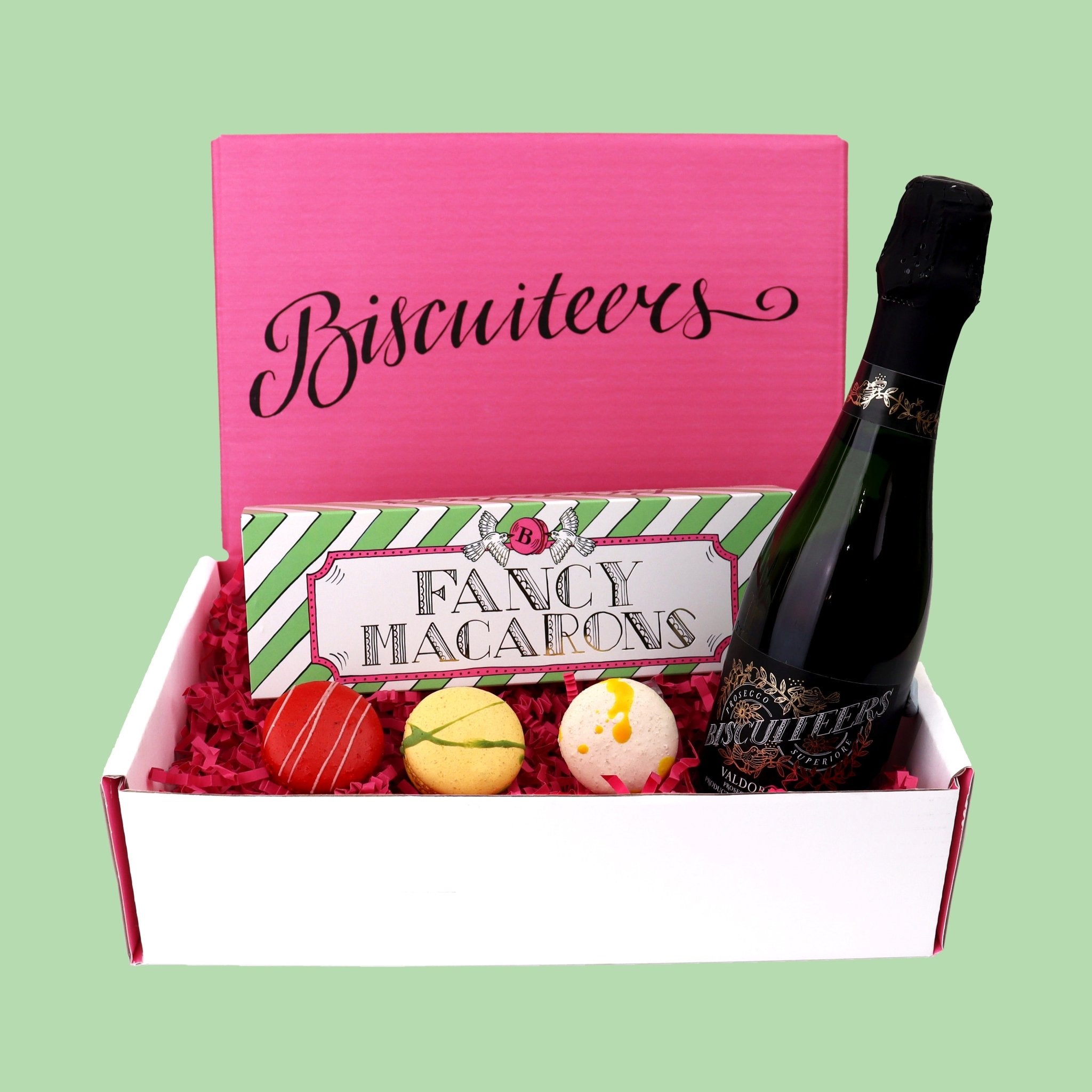 Spring Macarons Mini Gift Box - Biscuiteers