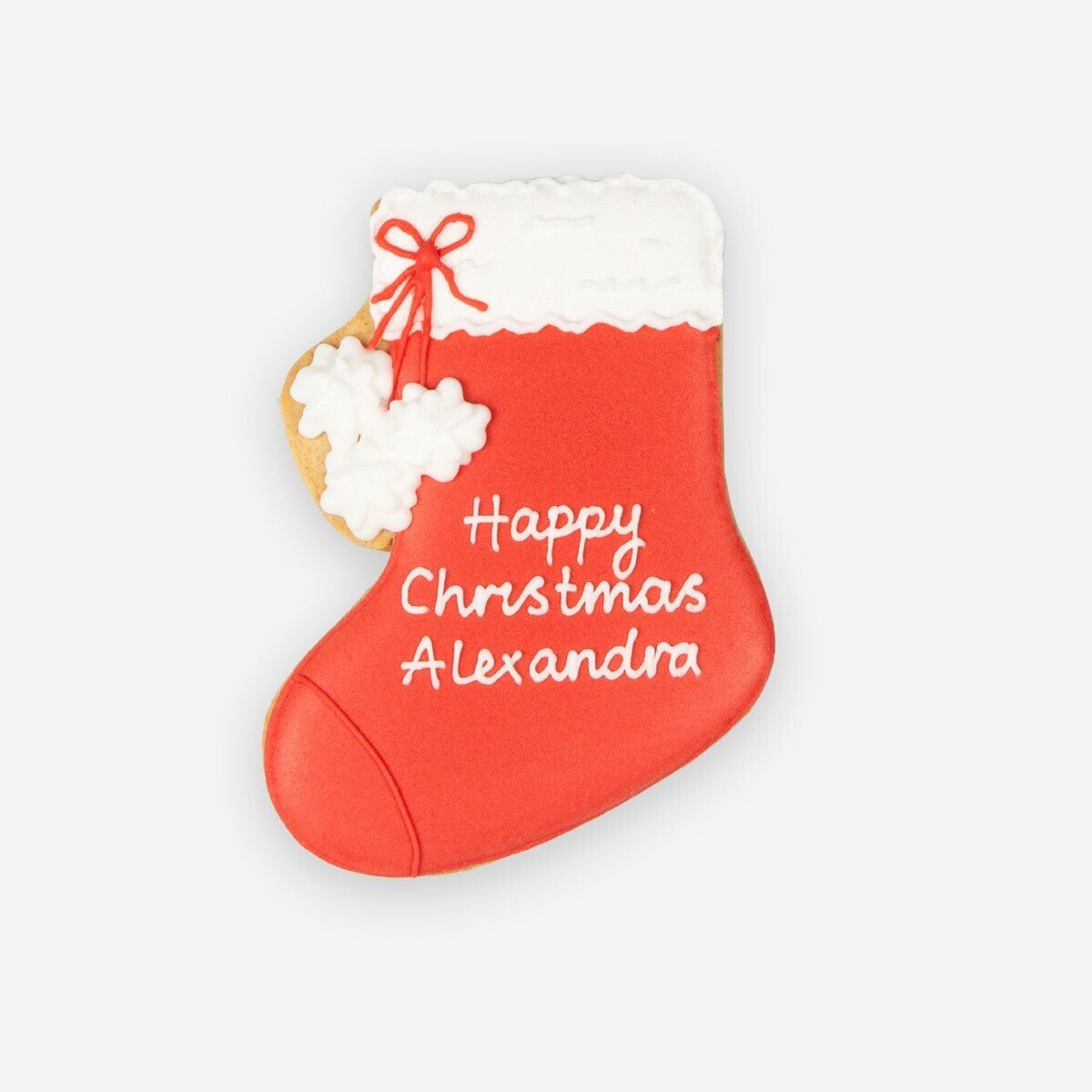 Stocking Mini Prosecco Gift Box - Biscuiteers