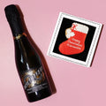 Stocking Mini Prosecco Gift Box - Biscuiteers