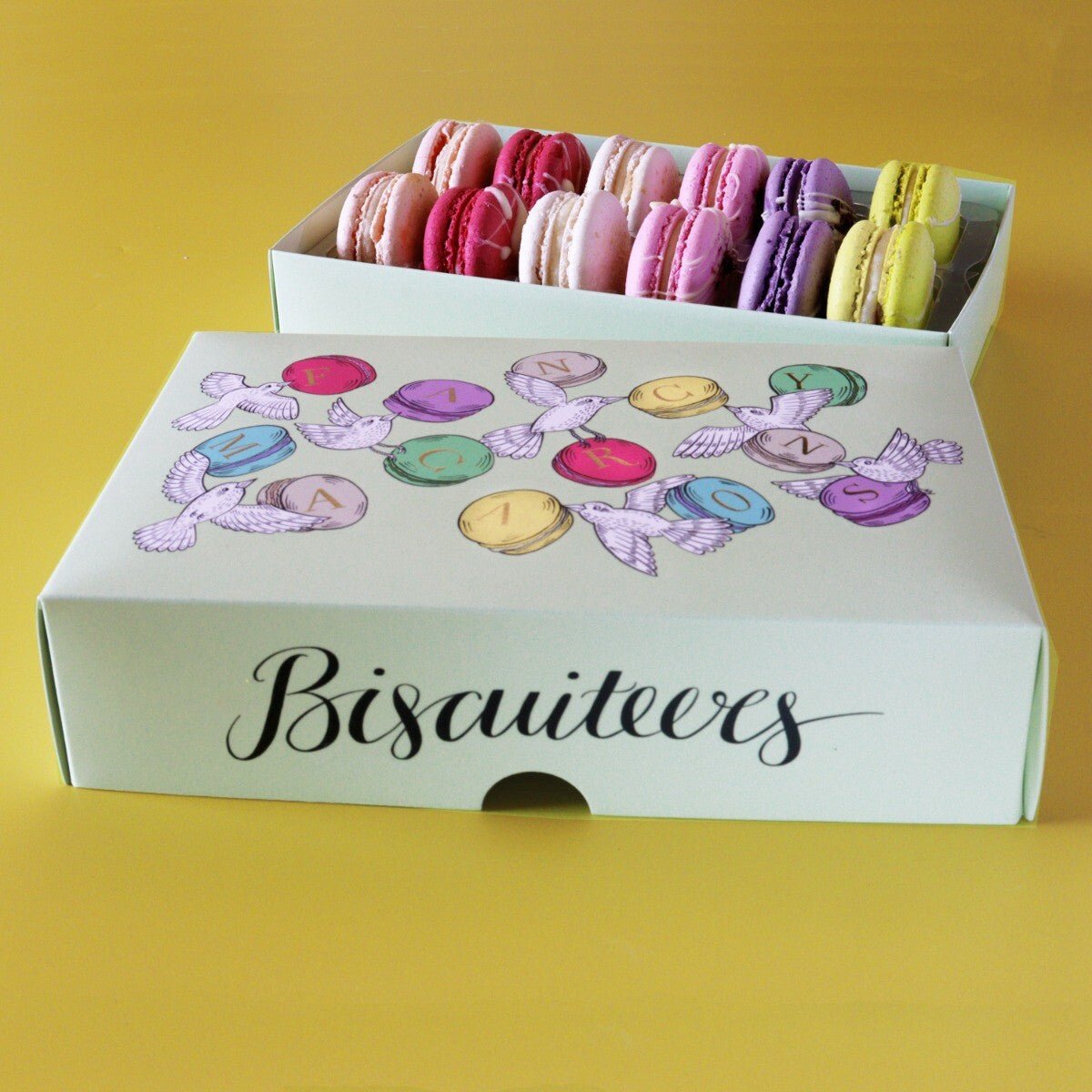 Summer Macarons Gift Box - Biscuiteers