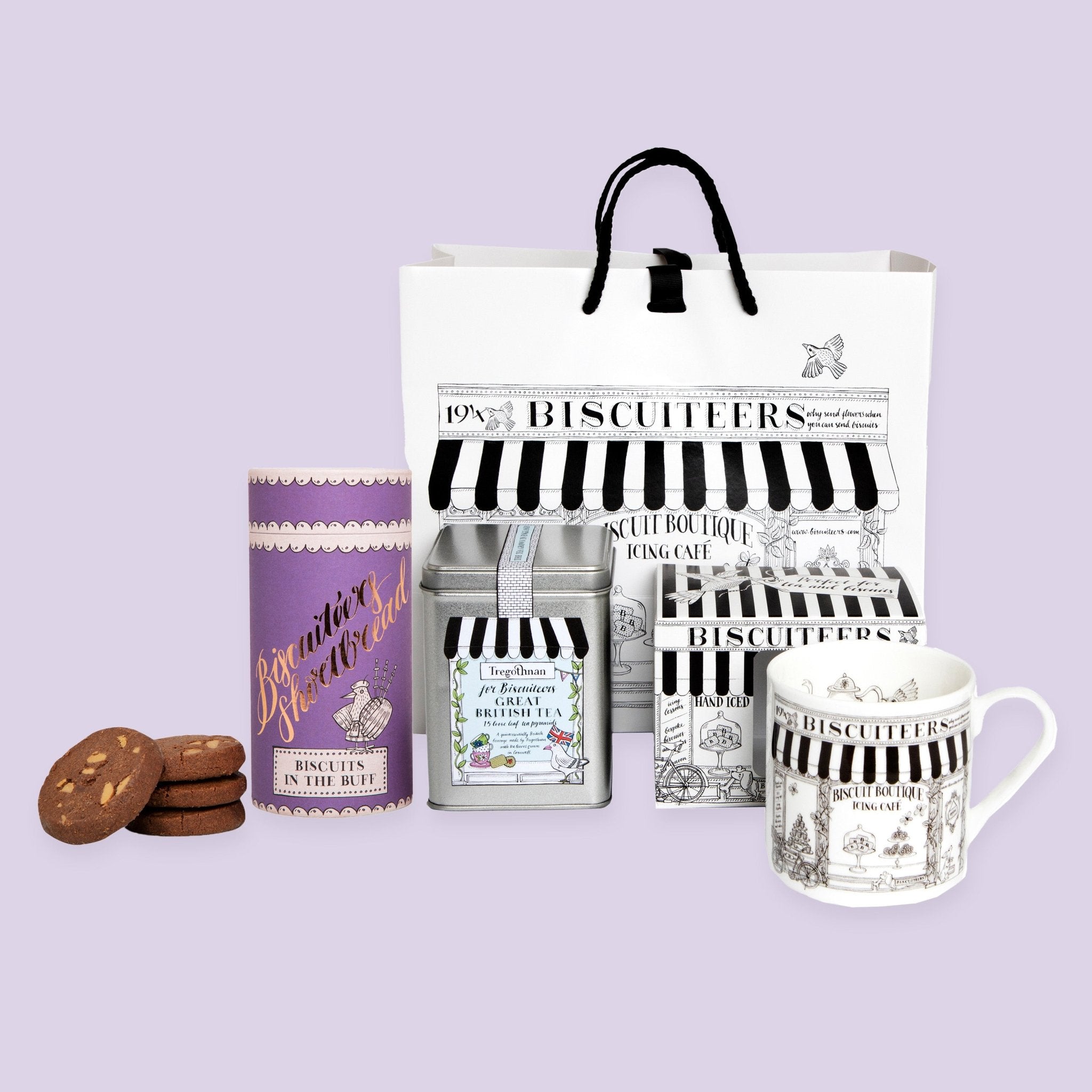 Tea And Shortbread Gift Set - Biscuiteers