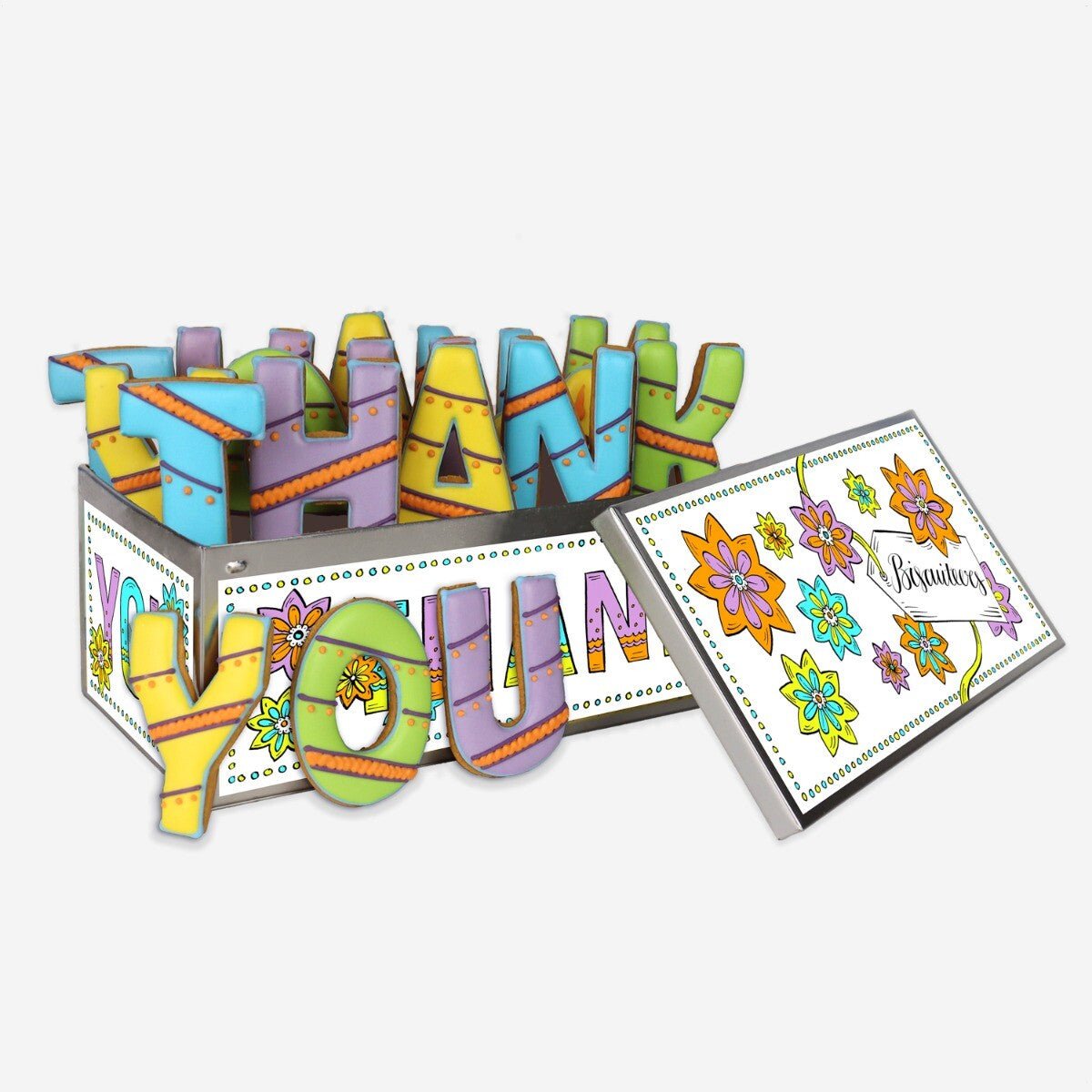 Thank You Luxe Biscuit Tin - Biscuiteers