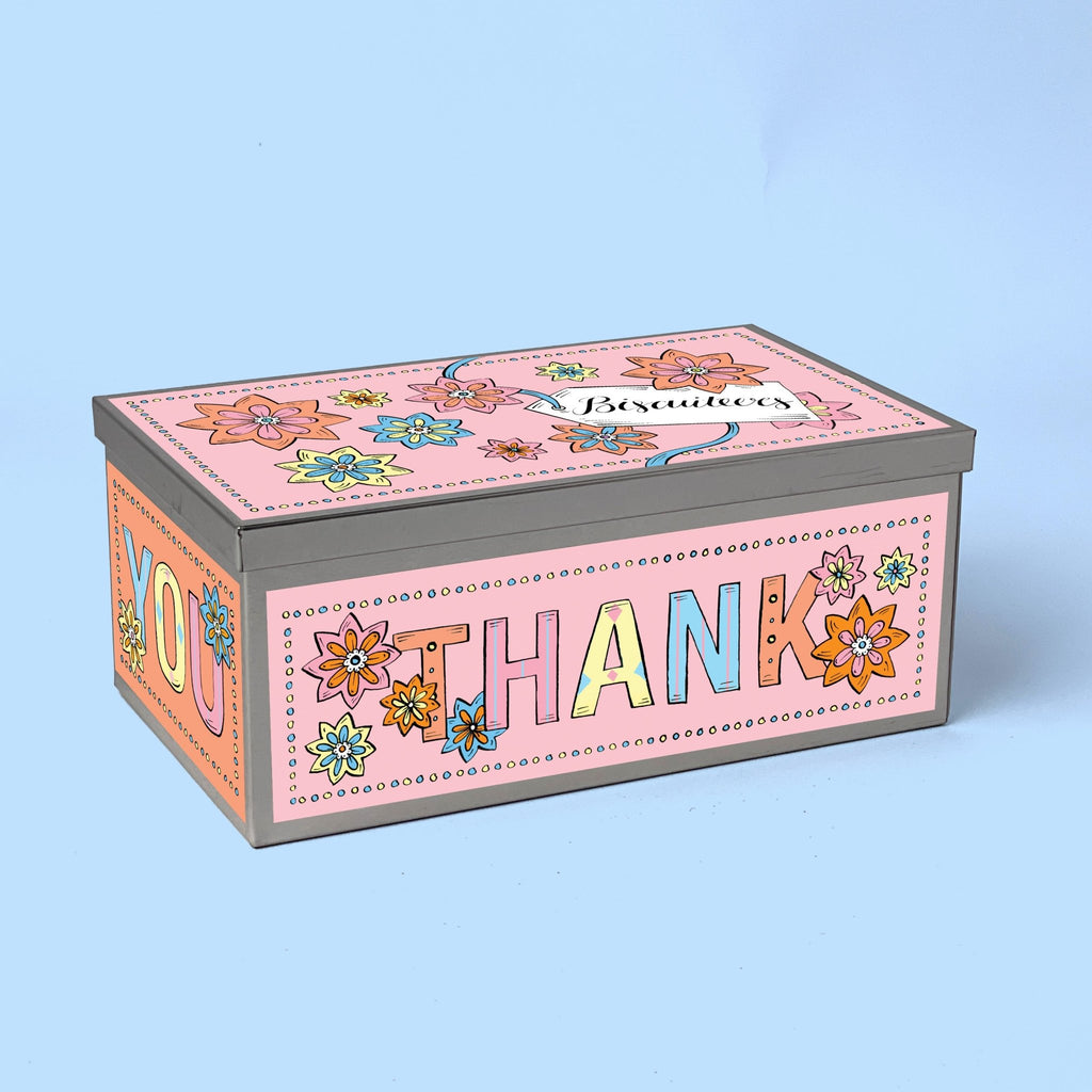 Thank You Luxe Biscuit Tin - Biscuiteers