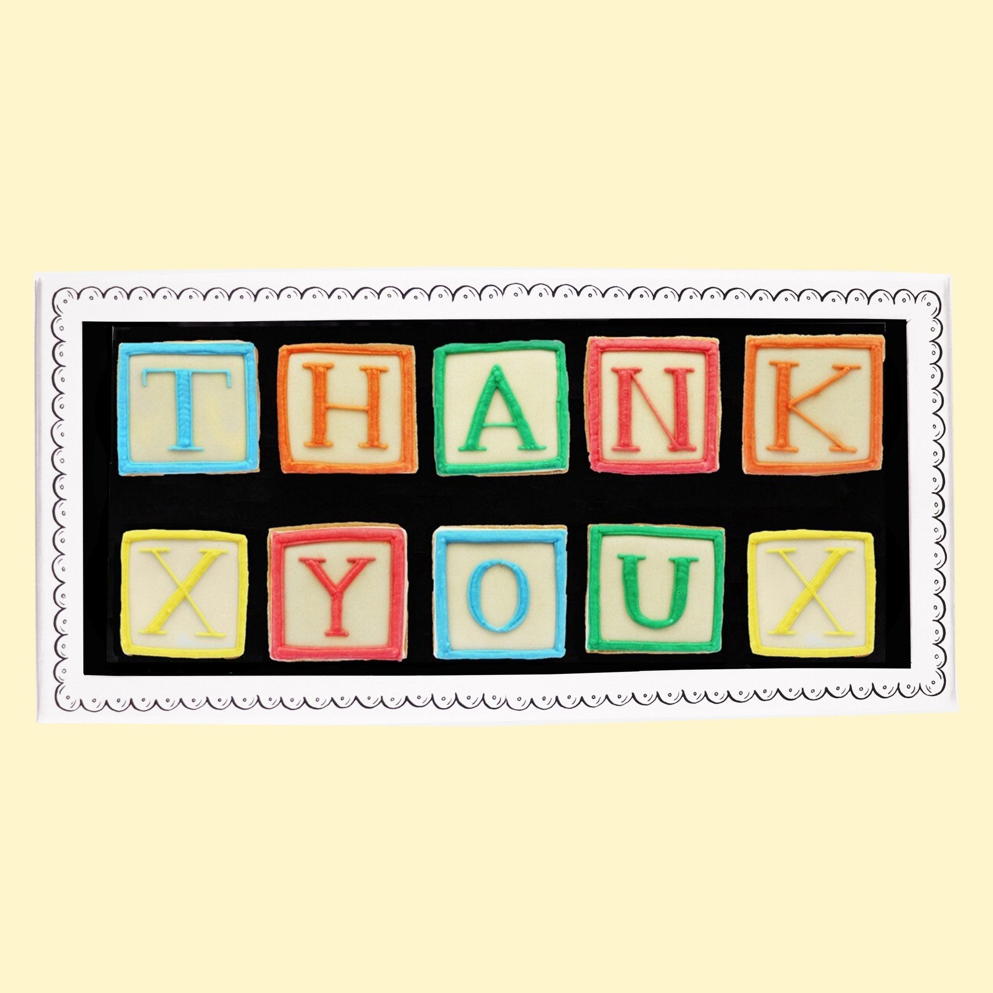 Thank You Mini Gift Box - Biscuiteers