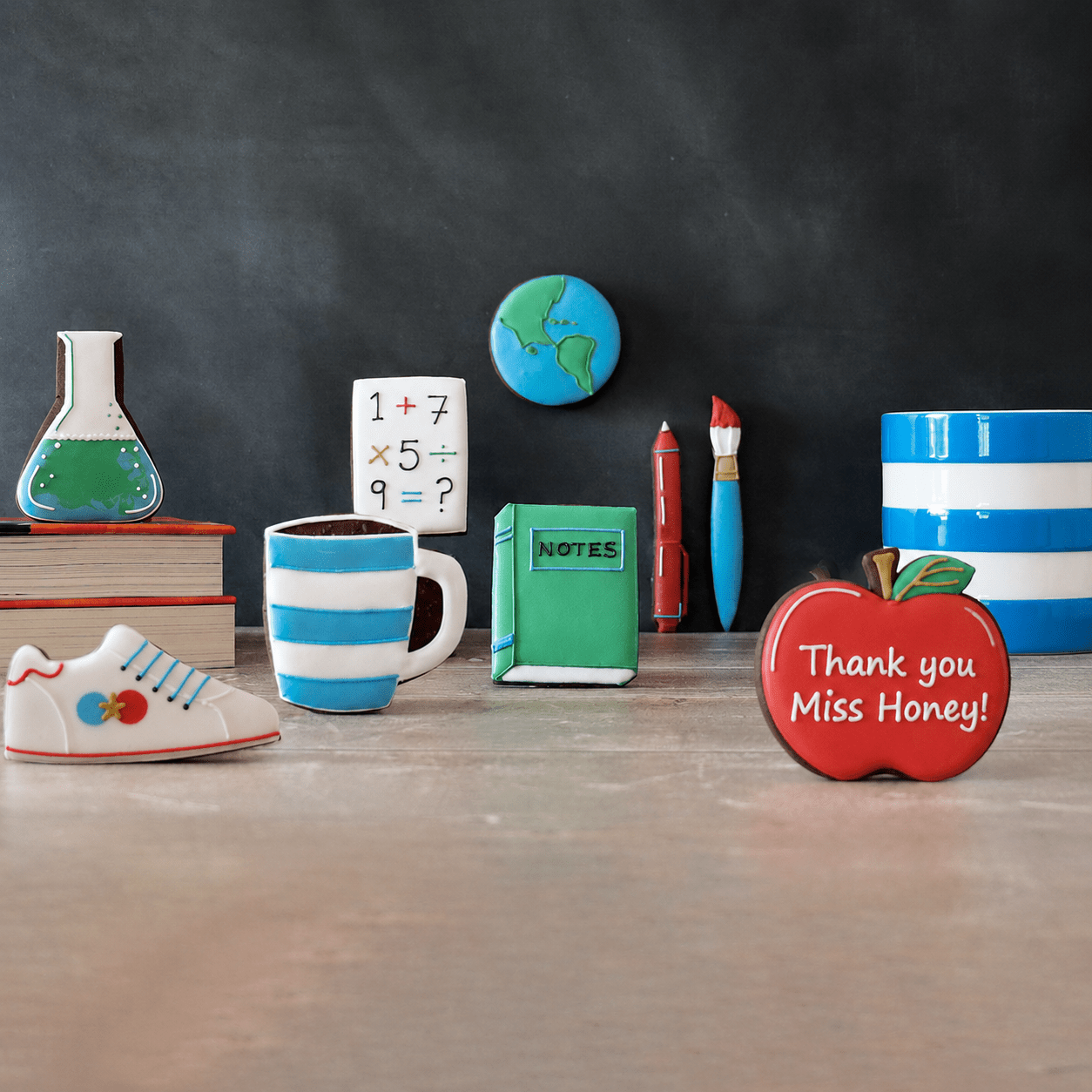 Thank You Teacher Biscuit Tin - Biscuiteers