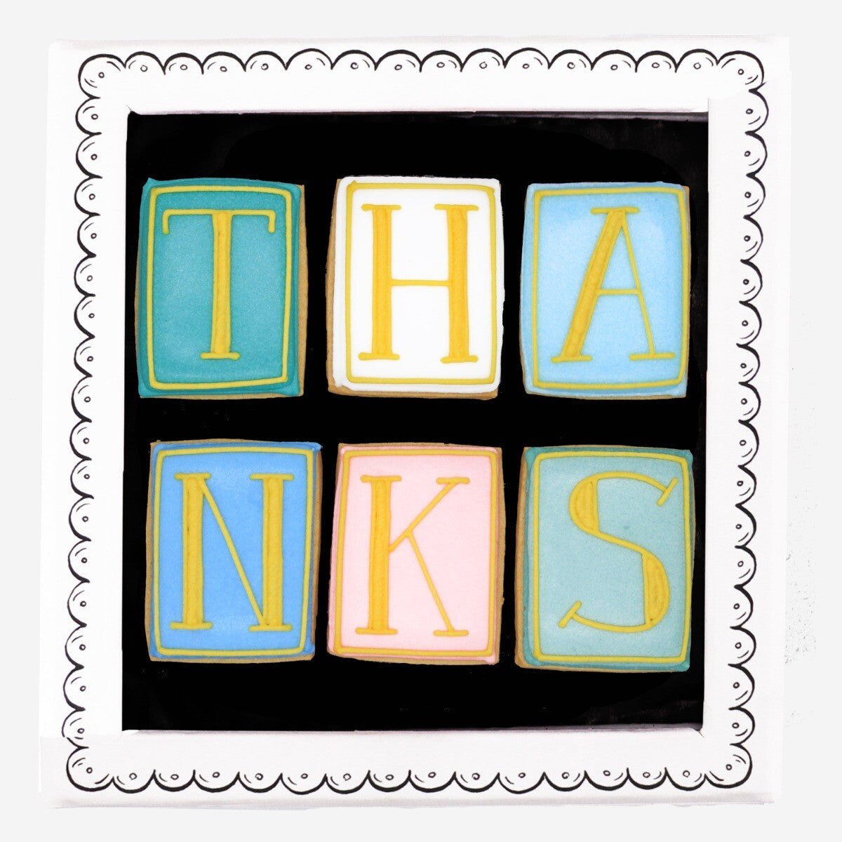 Thanks Letterbox Biscuits - Biscuiteers