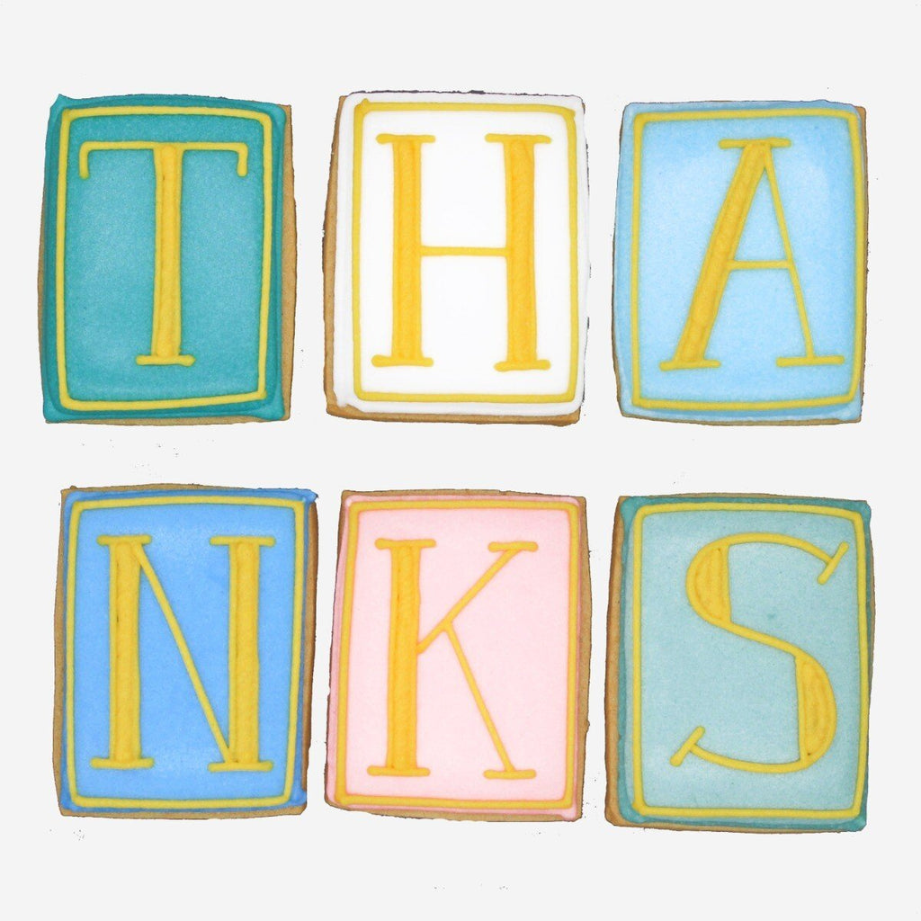 Thanks Letterbox Biscuits - Biscuiteers