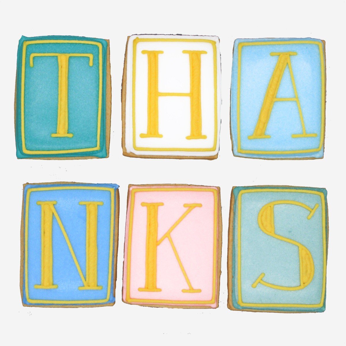 Thanks Letterbox Biscuits - Biscuiteers