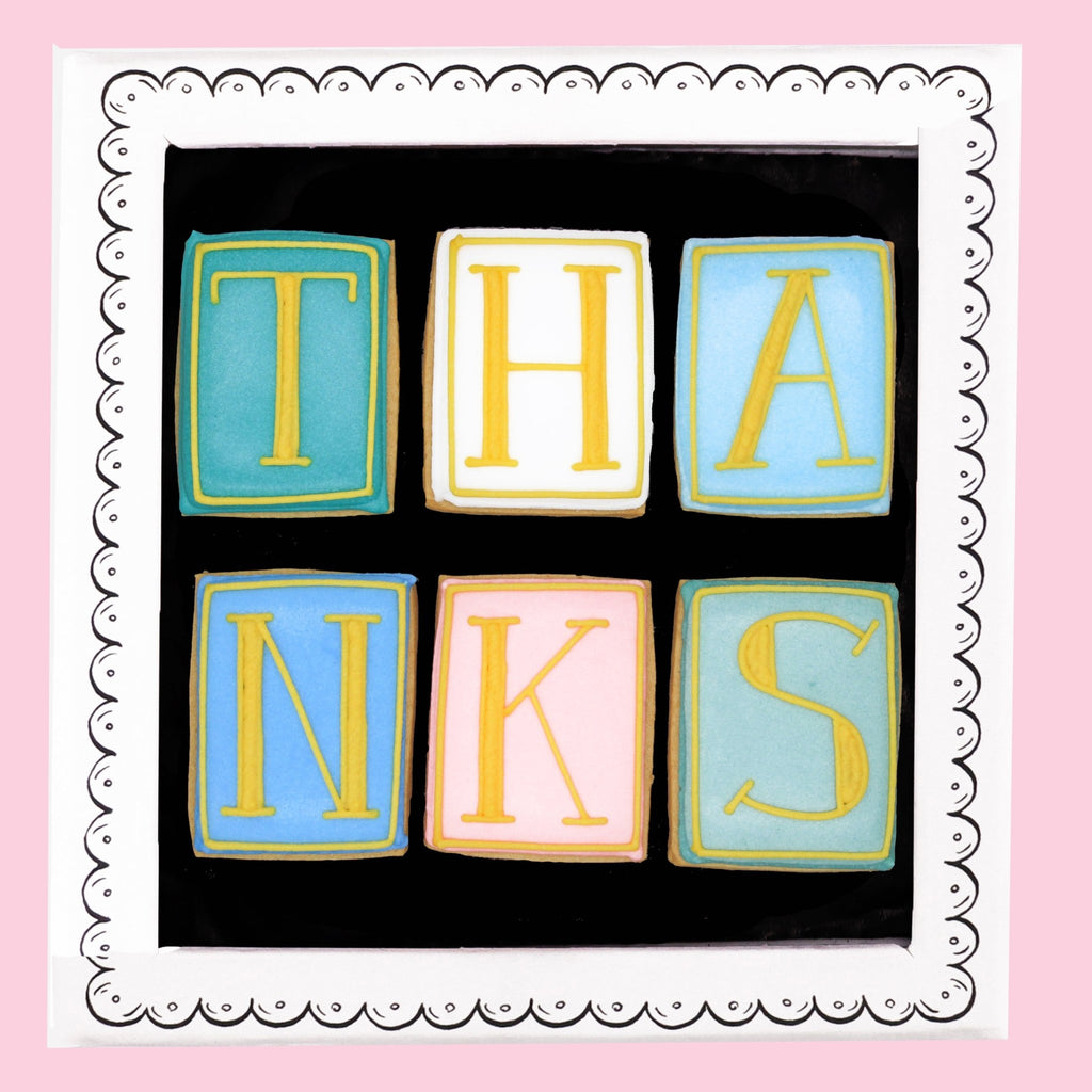 Thanks Letterbox Biscuits - Biscuiteers