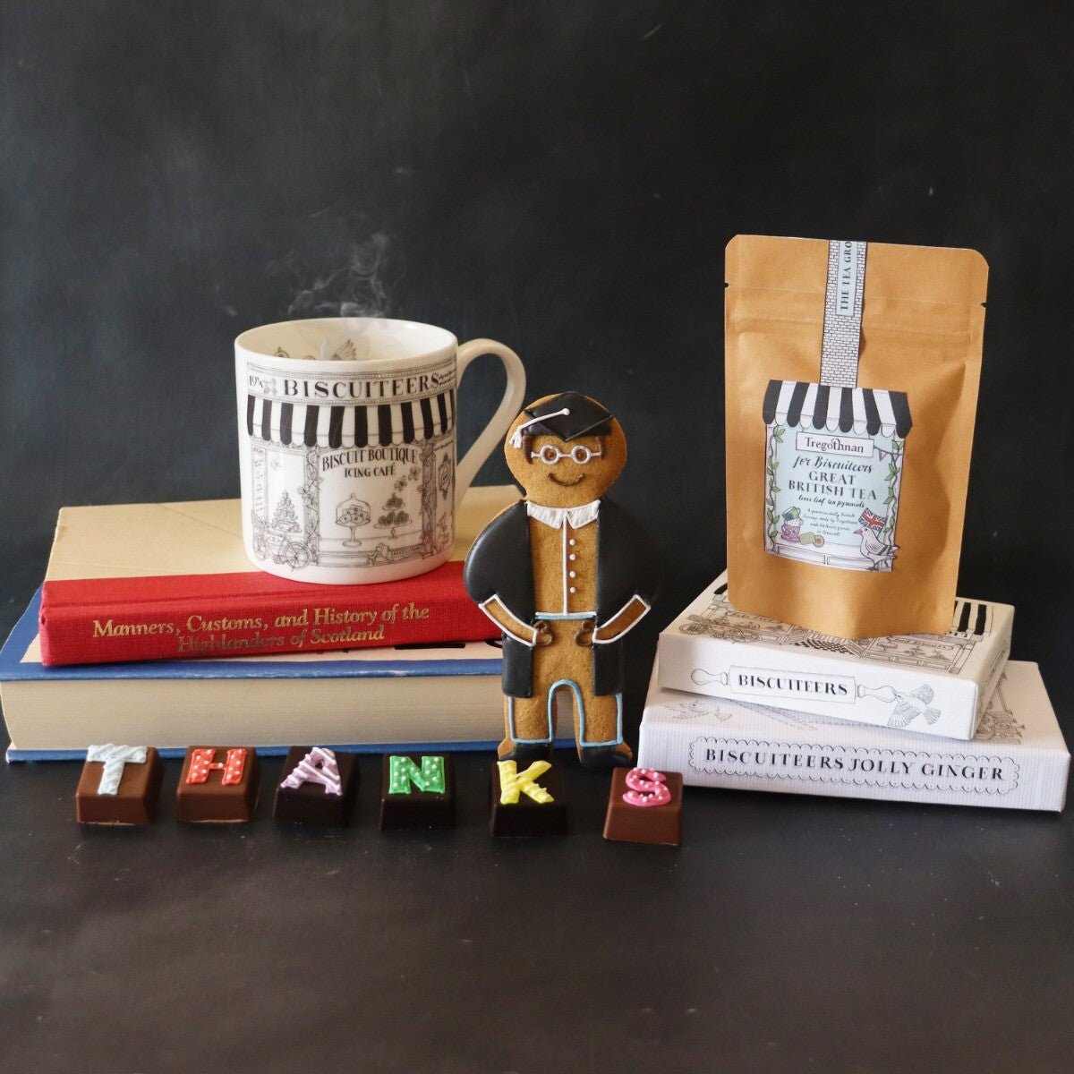 Thanks Sir Biscuit Mini Gift Box - Biscuiteers