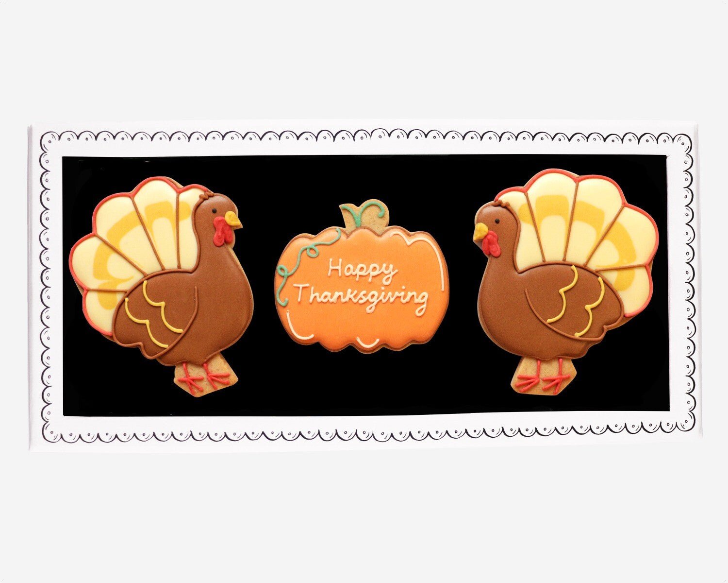 Thanksgiving Letterbox Biscuits - Biscuiteers